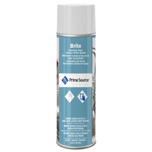 Prime Source Stainless Steel Cleaner, Water Based, 16oz. Aerosol
