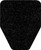 Wiz Kid Original Cut Urinal Mat - Black (12/cs) Wiz Kid Original Cut Urinal Mat - Black (12/cs)