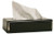 Black Acrylic Flat Tissue Holder
