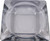 Square Clear Glass Ashtray - 3 5/8"