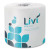 Livi Select 4" Toilet Tissue - White 2ply 420sheets/60 rolls per case - Septic Safe