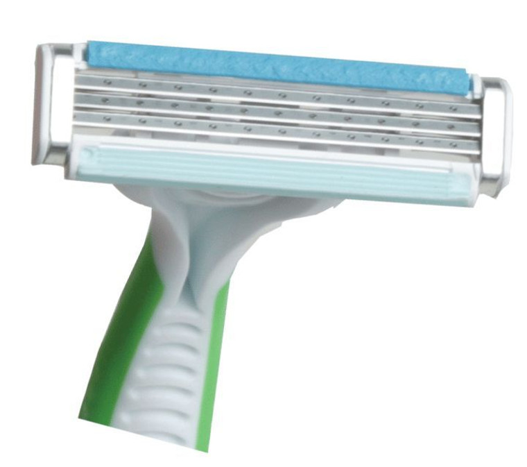 Gillette Sensor III Triple Blade Pivot Razor with Lube Strip