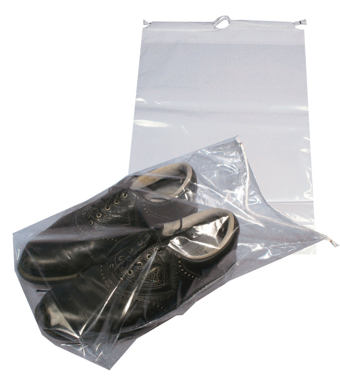 Poly Shoe Bags (Clear or White)