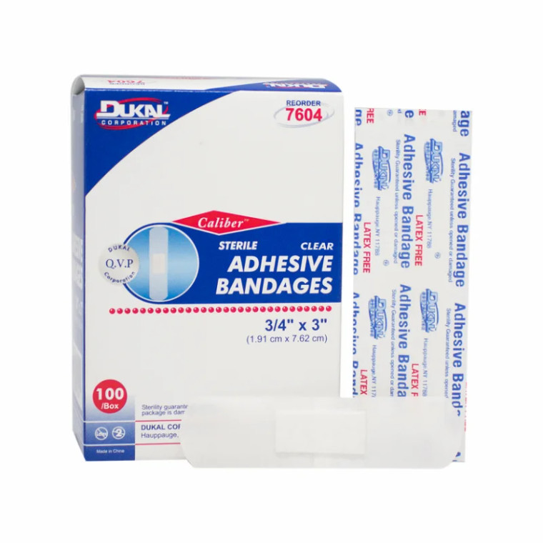 Dukal Sheer Clear Adhesive Bandages