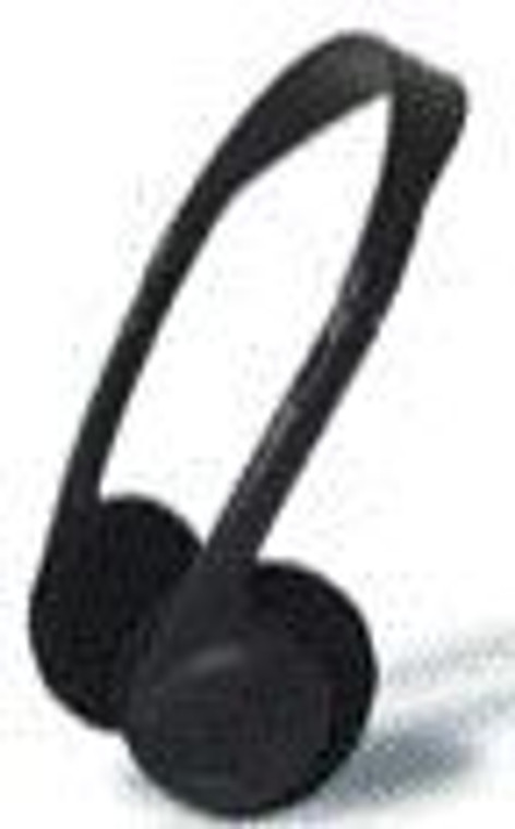 (X) Avid Single Wire Over the Head Headset Black (25/un)