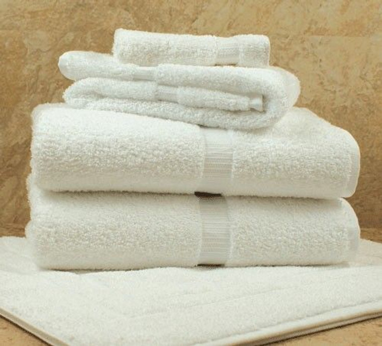 Bath Towel Rapture 27" x 50" White (14 lbs.)(4dz)