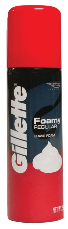 Gillette Foamy Regular Shave Cream 2 oz (48/cs)