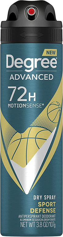 Degree Men Motion Sense Adventure Dry Spray Anti-Perspirant 3.8oz
