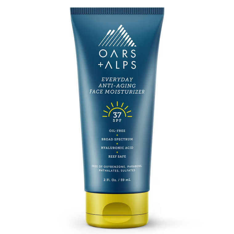 Oars & Alps Everyday Anti Aging Face Moisturizer SPF 37 - 2 oz