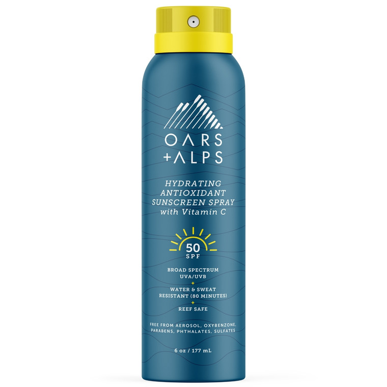 Oars & Alps Hydrating Antioxidant Sunscreen SPF 50 6 oz Aerosol