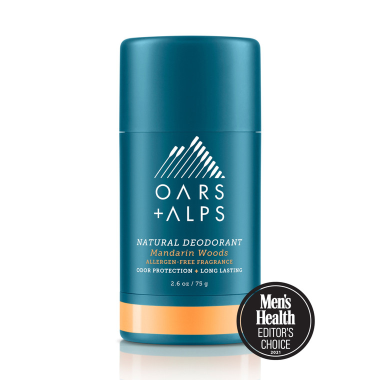 Oars & Alps Stick Deodorant Mandarin Woods 2.6 oz.