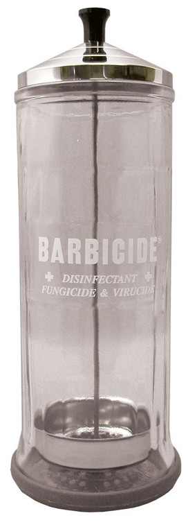 Barbicide Glass Jar 11 1/2"  Large