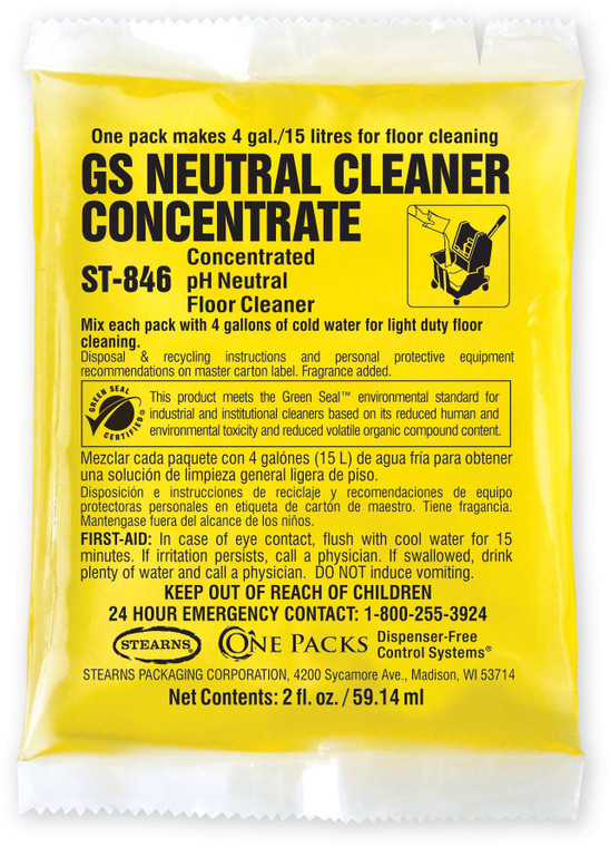 GS Neutral Cleaner Concentrated (10/box)            •