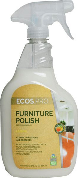 ECOS Pro Furniture Polish - 32 oz. Trigger