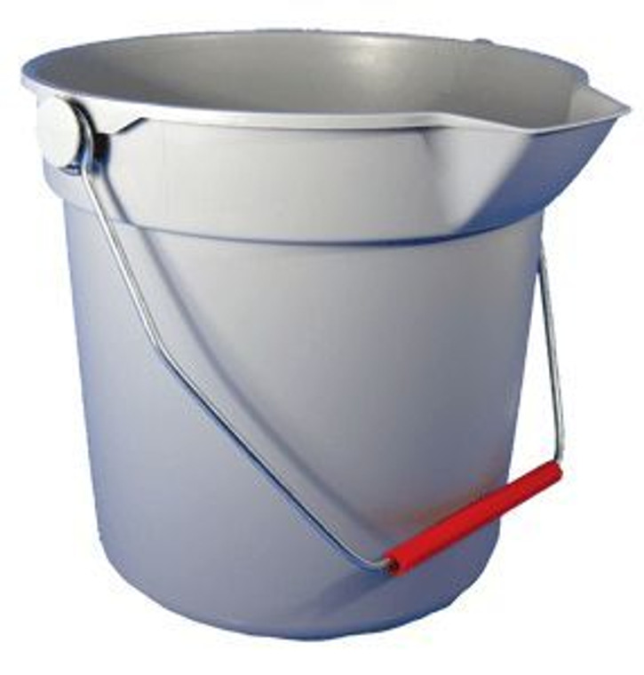 Rubbermaid Round Bucket Gray 10 Quart