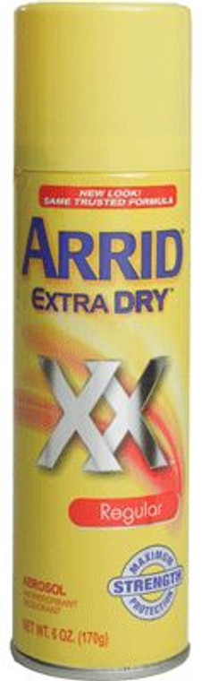 Arrid Regular Antiperspirant / Deodorant Yellow 6 oz.