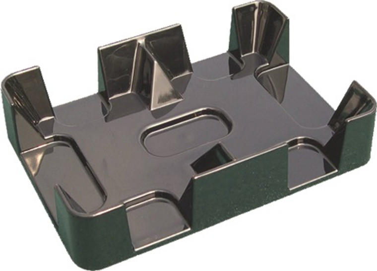 Deluxe Card Tray Plastic with Swivel - Black