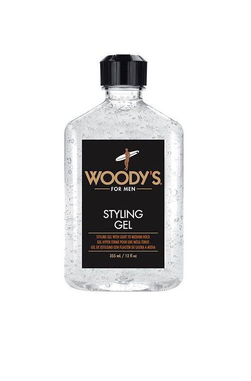 Woody's Clear Styling Gel 12 oz. Flip Cap - Med. Hold