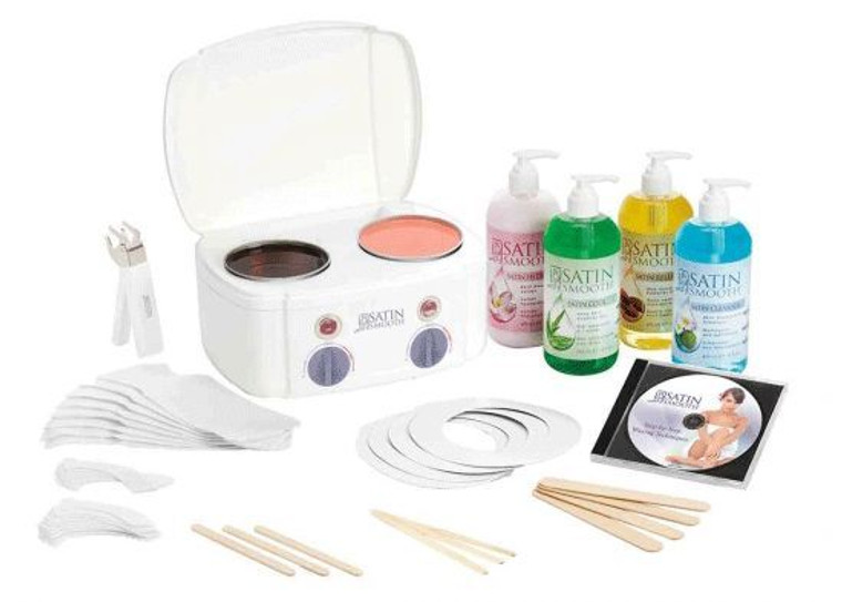 Satin Smooth Professional Double Wax Warmer Kit