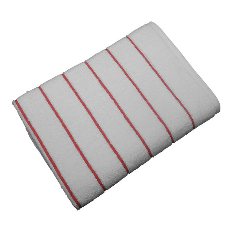 Fibertone Twill Stripe 13# Towel 30x60 (4dz) - Coral