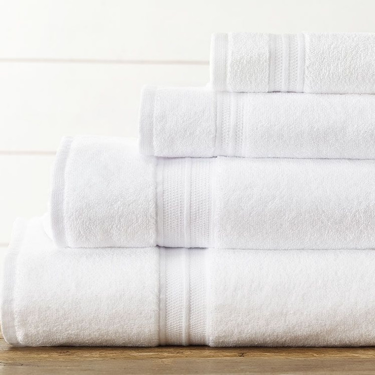Bath Towel Sweet South 27x54 White (15 lbs.) (4dz)