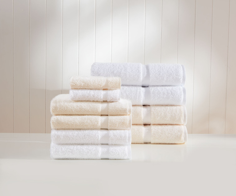 Suite Touch Hemmed Wash Cloth 13x13 White (1.5#) (25dz)