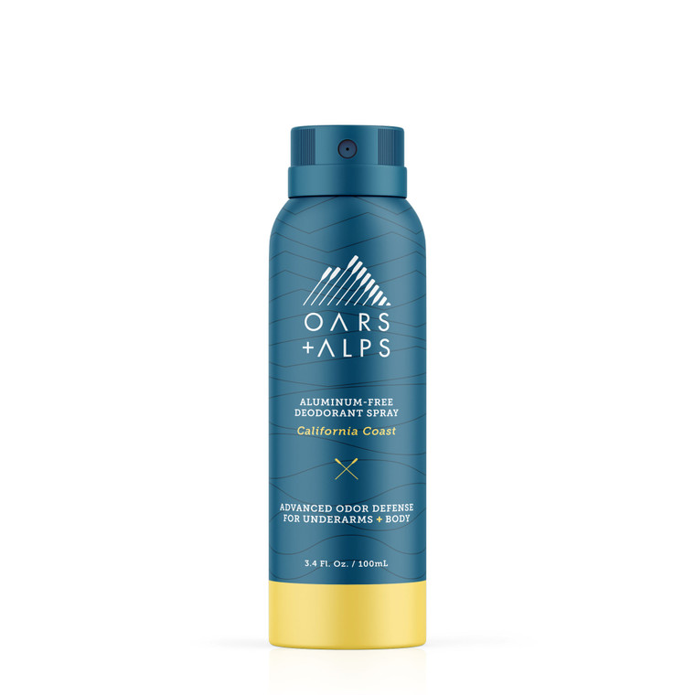 Oars & Alps Aluminum Free Deodorant 3.4oz Aerosol - California Coast