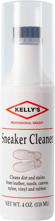 Kelly's Sneaker Cleaner w/ Brush Top - White 4 oz.