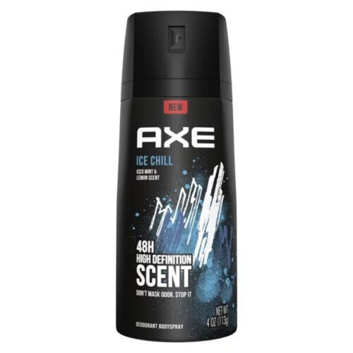 Axe 48 HR Deodorant Body Spray 4 oz. - Ice Chill (Mint & Lemon)