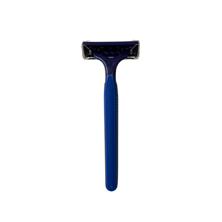 CC Twin Blade Disp Razor with Lube Strip, Pivot Head & Rubber Handle (1200cs)