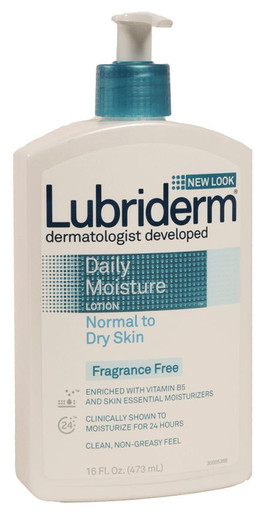 Lubriderm Unscented Lotion 16 oz. - Fore Supply Company