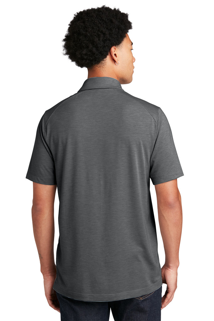Tri-Blend Wicking Polo in Dark Grey Heather