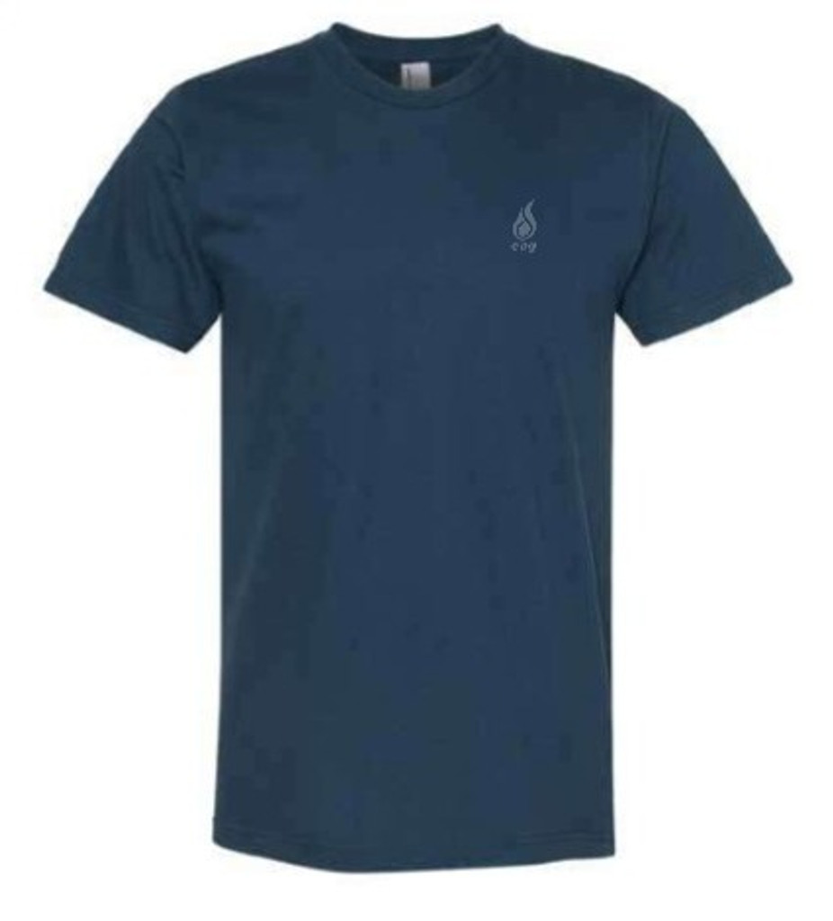 Unisex Fine Jersey Tee in Sea Blue
