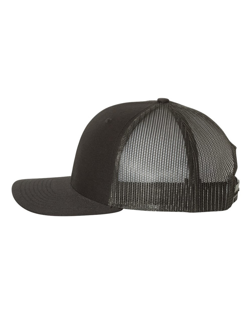 Richardson Black Trucker Snapback - Size XL - January Delivery