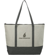 Repose Recycled Cotton Zipper Tote