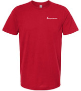 Ring-Spun USA  Premium Cotton Red T-shirt 