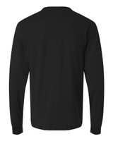 Long Sleeve Unisex Fine Jersey Tee in Black