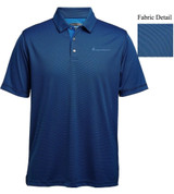 Two Tone Jacquard Polo in Navy Two Tone Jacquard Polo in Navy