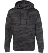 Midweight Hooded Sweatshirt in Black Camo Midweight Hooded Sweatshirt in Black Camo