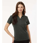 Ladies Black Melange Polo Ladies Black Melange Polo