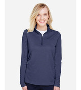 Ladies Heather Performance 1/4 Zip Ladies Heather Performance 1/4 Zip