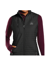 Women's Front Runner Quilted Vest in Black with Houston Division Logo Women's Front Runner Quilted Vest in Black with Houston Division Logo