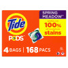 Tide PODS Liquid Laundry Detergent Pacs, Spring Meadow (168 ct.)