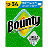 Bounty Select-A-Size 2-Ply Paper Towels, 12 rolls, 119 sheets/roll