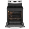 5.3 CuFt Electric Smoothtop Range in Stainless Steel With SpaceWiseÂ® Expandable Elements