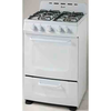 Avanti 24" White Freestanding Gas Range With 1.98 CuFt Oven