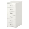 HELMER Drawer unit on casters, white