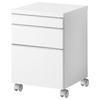 BESTÅ BURS Drawer unit on casters, high gloss white