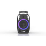 Altec Lansing SoundRover 50 Wireless Party Speaker, 50W, LED Party Lighting, Black, IMT8000M-BLK