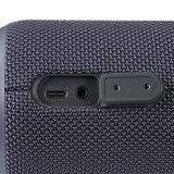 onn. Medium Rugged Speaker with LED Lighting, Gray